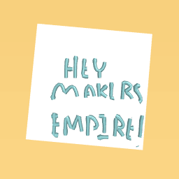 Here’s a message to makers