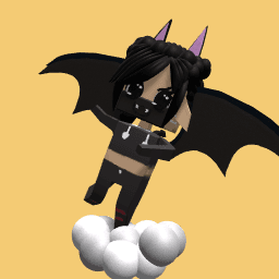A cute bat girl