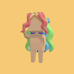 Rainbow hair!