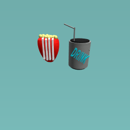 Popcorn and drink