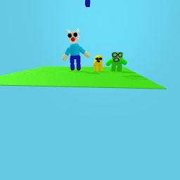 Jake the dog and fin the human