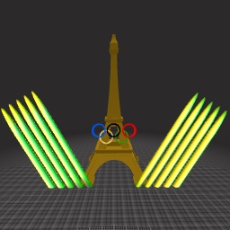 Eiffel tower olympics opening ceremony