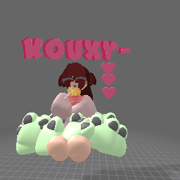 kouxy- i did your chalenge/ i made u kouxy- in 3d :D