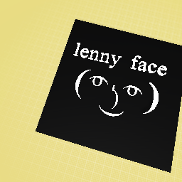 free lenny face