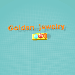The golden jewelry
