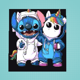 Stitch and Unicorn