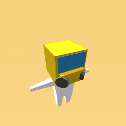 yellow mask robot