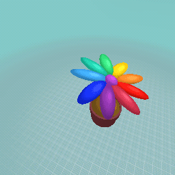Rainbow flower