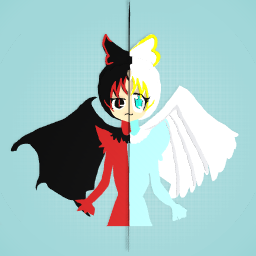 demon and angel