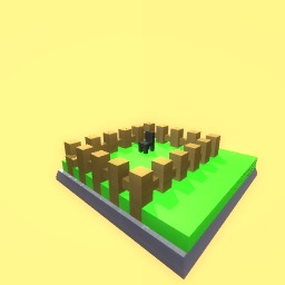 Inquiry work (fence with a random chair)