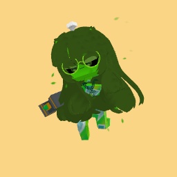 Dino girl * really green *