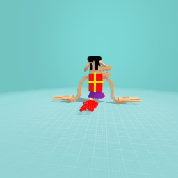 Cartoon dog christmas model