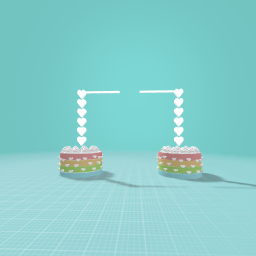 Cake earings