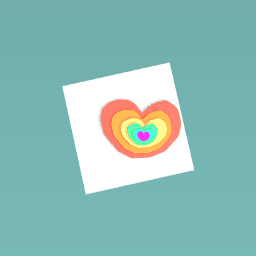 Rainbow heart