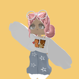 cool girl wearing baggy top