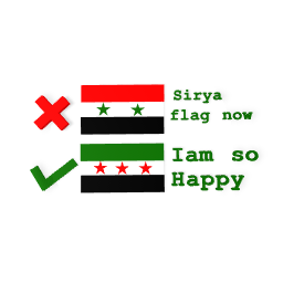 Sirya flag so happy