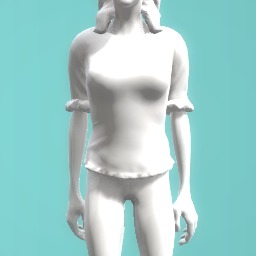 a girl looking happy