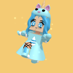 Blue Unicorn Outfit! (reshared)