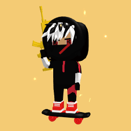 A person riding a skateboard