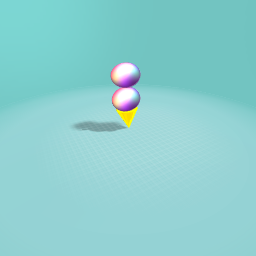 Magic unicorn ice cream