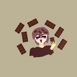Chocolate turns into a boy chocolate -w-