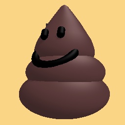 Smiling Poo with eyes