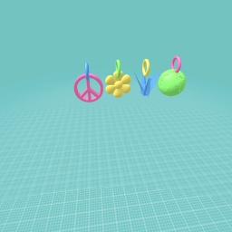 World Peace Keyring Set