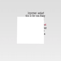 strict notice for fairy Aahana