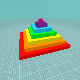 Pyrmid of rainbows