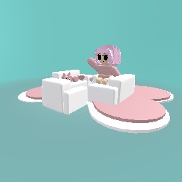 ʕ•ᴥ•ʔkawaii couches with a person