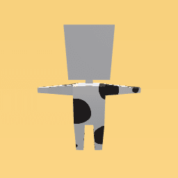 White puppy with dots