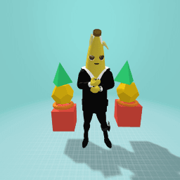 Agent Peely in a fortress