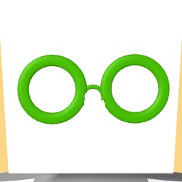 Green glasses