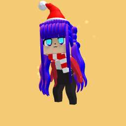 Me getting ready for Christmas