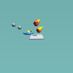 SPace with two moons