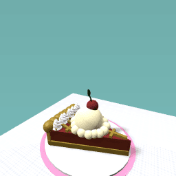 Vanilla ice cream cherry pie