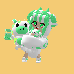 Green cow