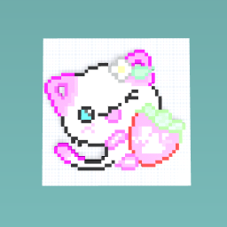 strawberry milkshake kitty