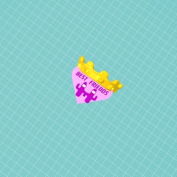 Best friends croc charm