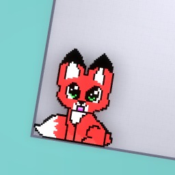 Little Red Fox Pixelart