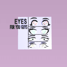 Heres some eye for yall who would like to use them