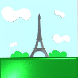 paris evel tower with background
