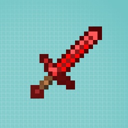 Minecraft red sword (shaper)