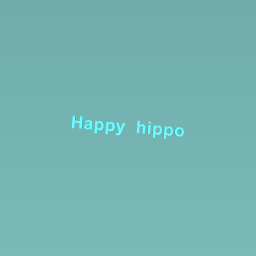 Happy hippo