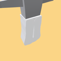 Simple white baggy pants