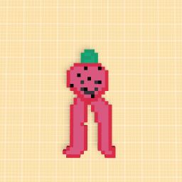 Strawberry with legs