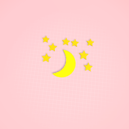 The moon and the stars