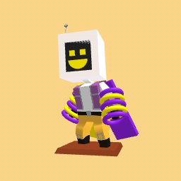 Yellow & Purple Robot