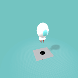 Rocket taking off from launch pad