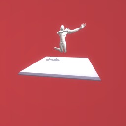 Jumping Dabbing man